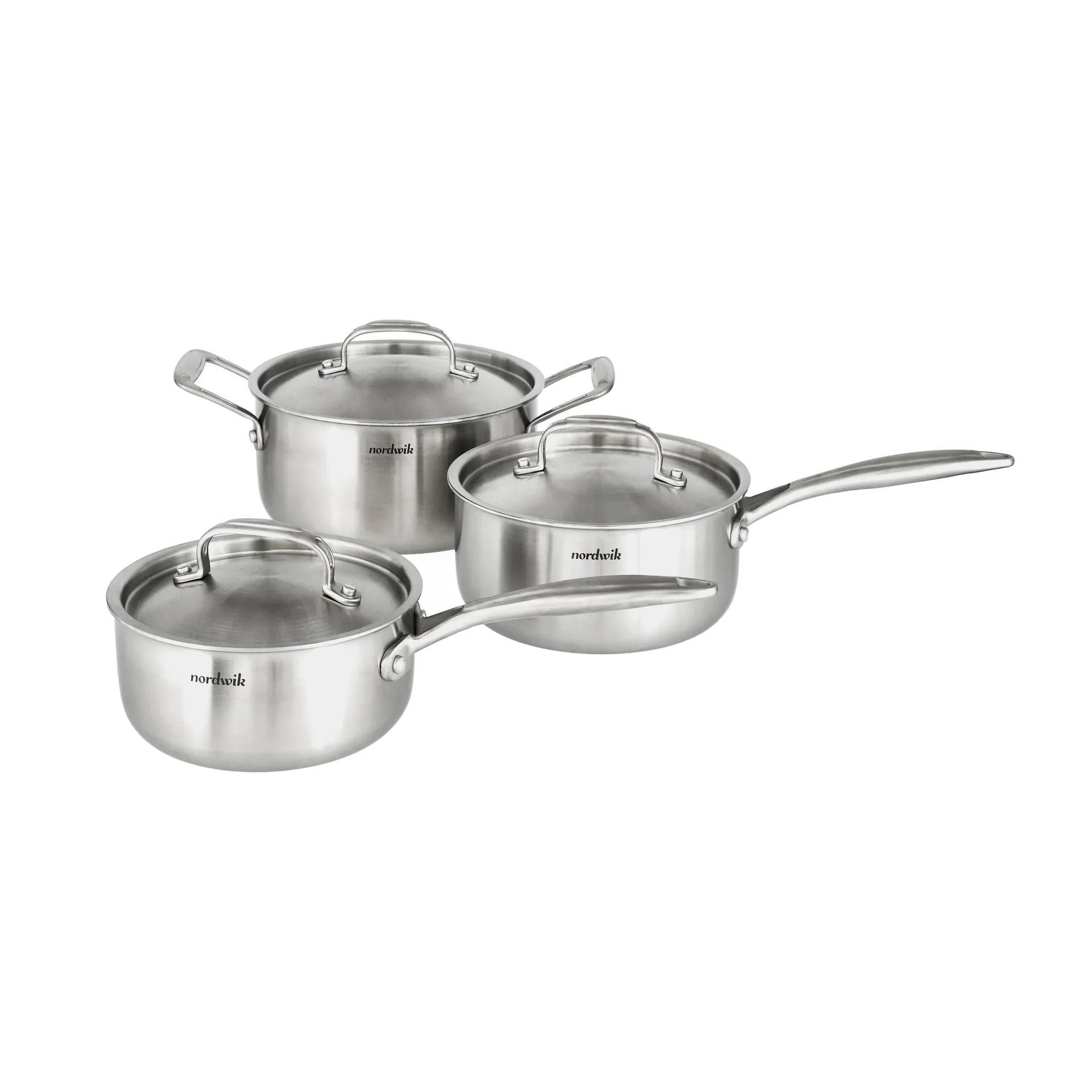 쿡웨어 세트 3-ply 3개, 1.5 L, 2 L, 3 L Nordwik | 노드윅