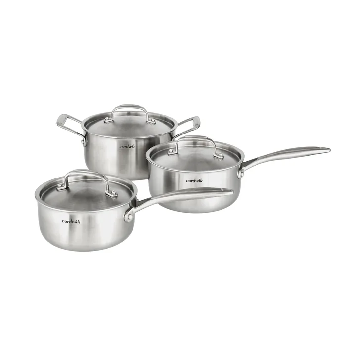 쿡웨어 세트 3-ply 3개 - 1.5 L, 2 L, 3 L - Nordwik | 노드윅
