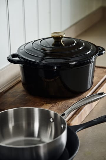 에나멜 주물 냄비 5 L (26cm) - Black - Nordwik | 노드윅