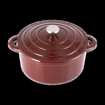 원형 주물 냄비 5 l (26cm) - Burgundy - Nordwik | 노드윅