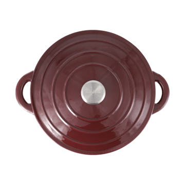 원형 주물 냄비 5 l (26cm) - Burgundy - Nordwik | 노드윅