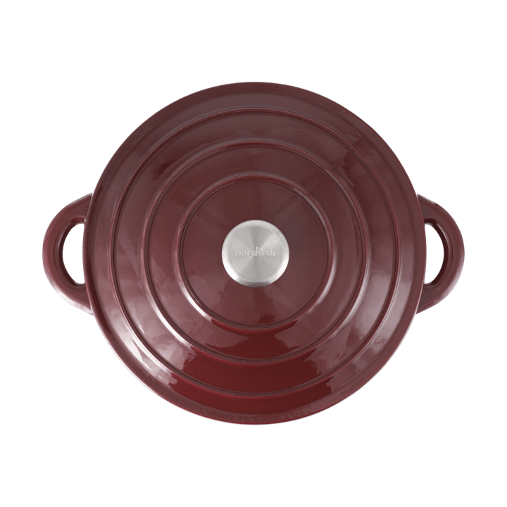 원형 주물 냄비 5 l (26cm), Burgundy Nordwik | 노드윅
