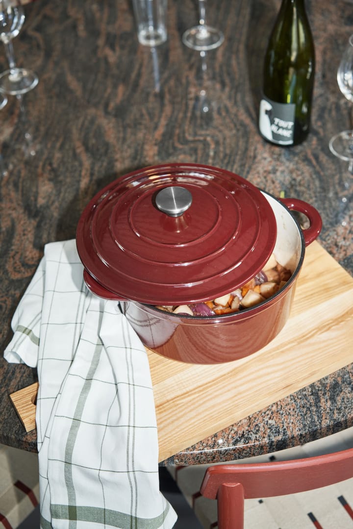 원형 주물 냄비 5 l (26cm), Burgundy Nordwik | 노드윅