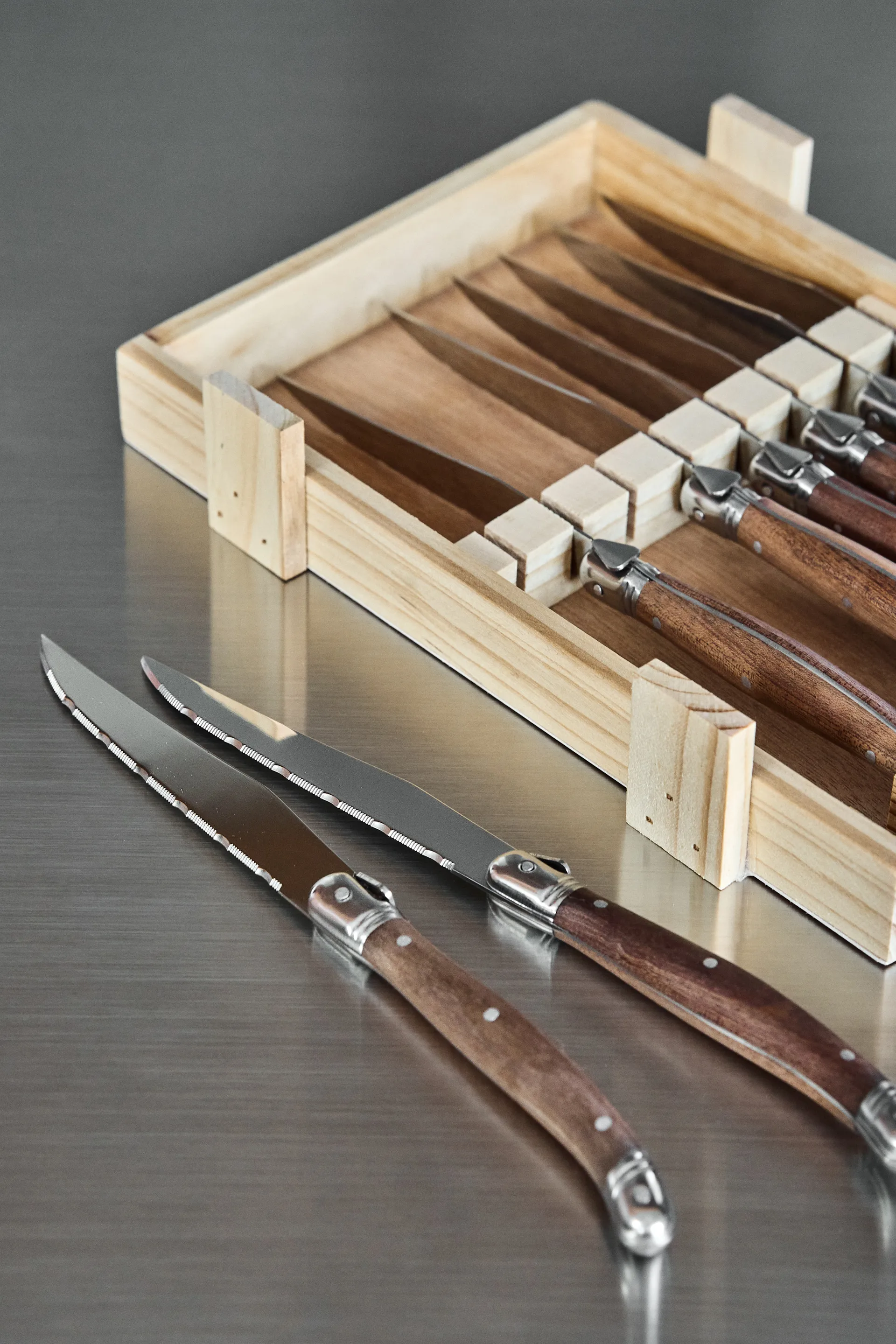 노드윅 프렌치 스테이크 나이프 8 pcs, Stainless steel-wood Nordwik | 노드윅