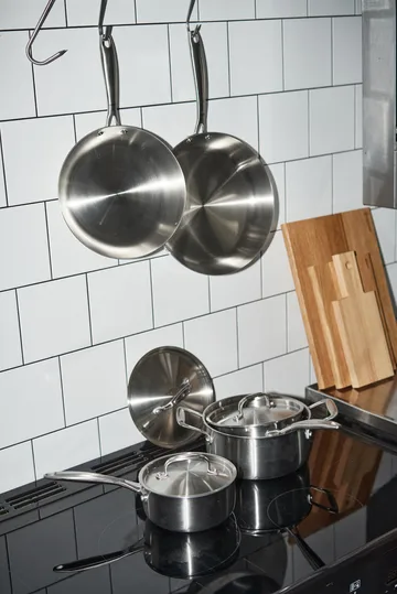 Nordwik stekpanneset 3-ply 2 delar - Rostfritt stål - Nordwik