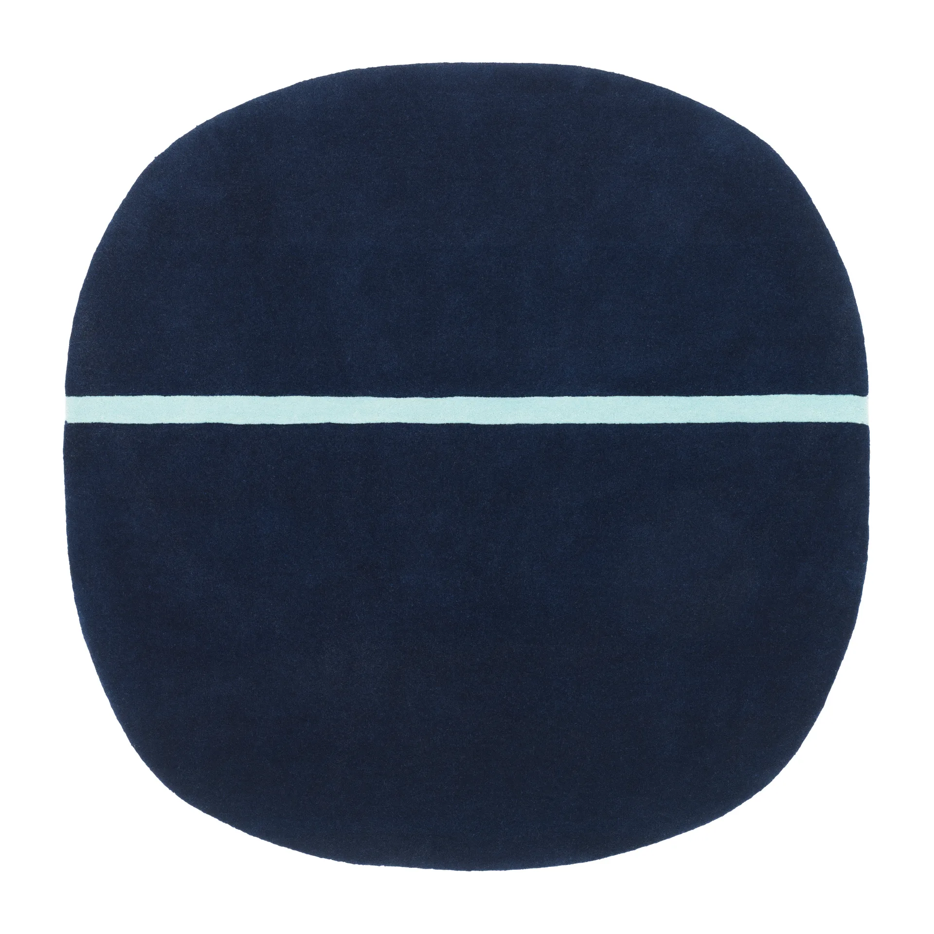 우나 러그 140x140 cm, Blue Normann Copenhagen | 노만코펜하겐
