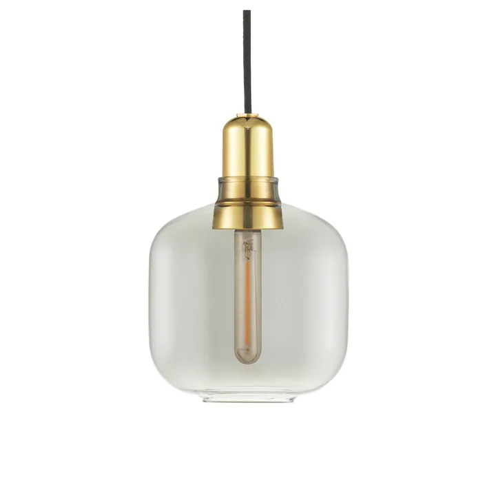 앰프 펜던트 조명 스몰 17 cm - Smoke-Brass - Normann Copenhagen | 노만코펜하겐