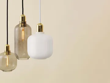 앰프 펜던트 조명 스몰 17 cm - Smoke-Brass - Normann Copenhagen | 노만코펜하겐