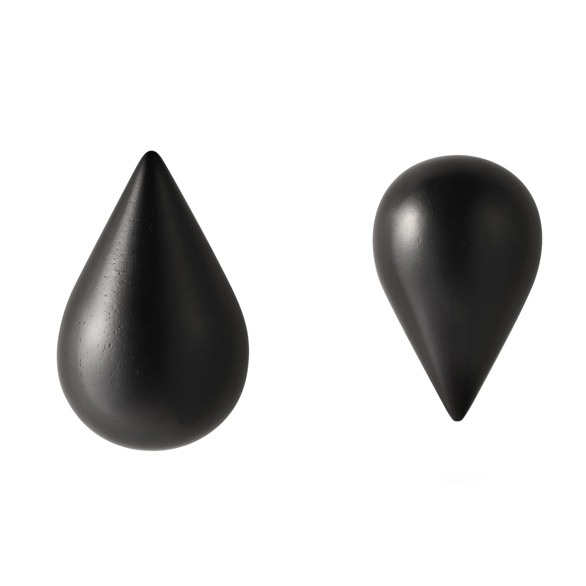 드롭잇 행거 2개 세트, Black Large H9.3 cm Normann Copenhagen | 노만코펜하겐