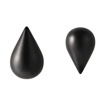 드롭잇 행거 2개 세트 - Black Large H9.3 cm - Normann Copenhagen | 노만코펜하겐
