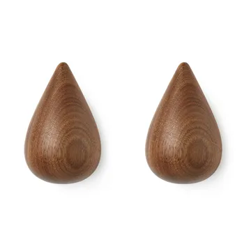 드롭잇 행거 2개 세트 월넛 - Large H9.3 cm - Normann Copenhagen | 노만코펜하겐