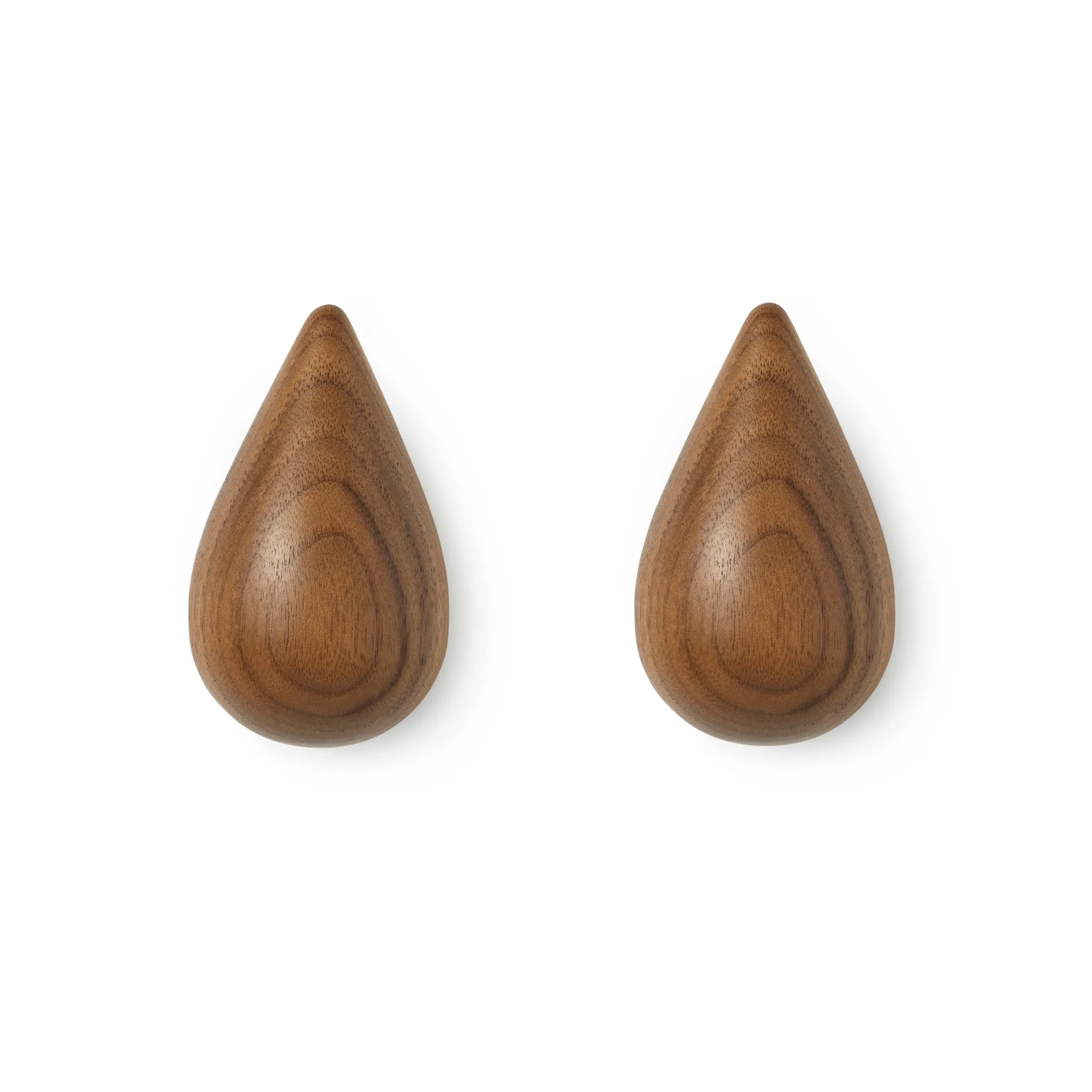 드롭잇 행거 2개 세트 월넛, Small H7.7 cm Normann Copenhagen | 노만코펜하겐