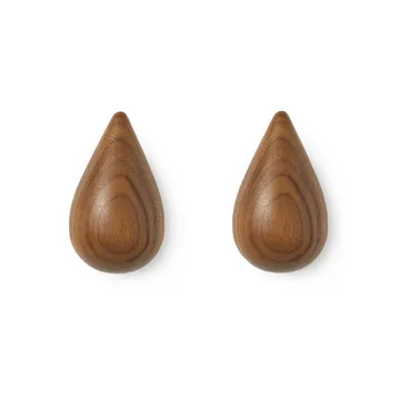 드롭잇 행거 2개 세트 월넛 - Small H7.7 cm - Normann Copenhagen | 노만코펜하겐