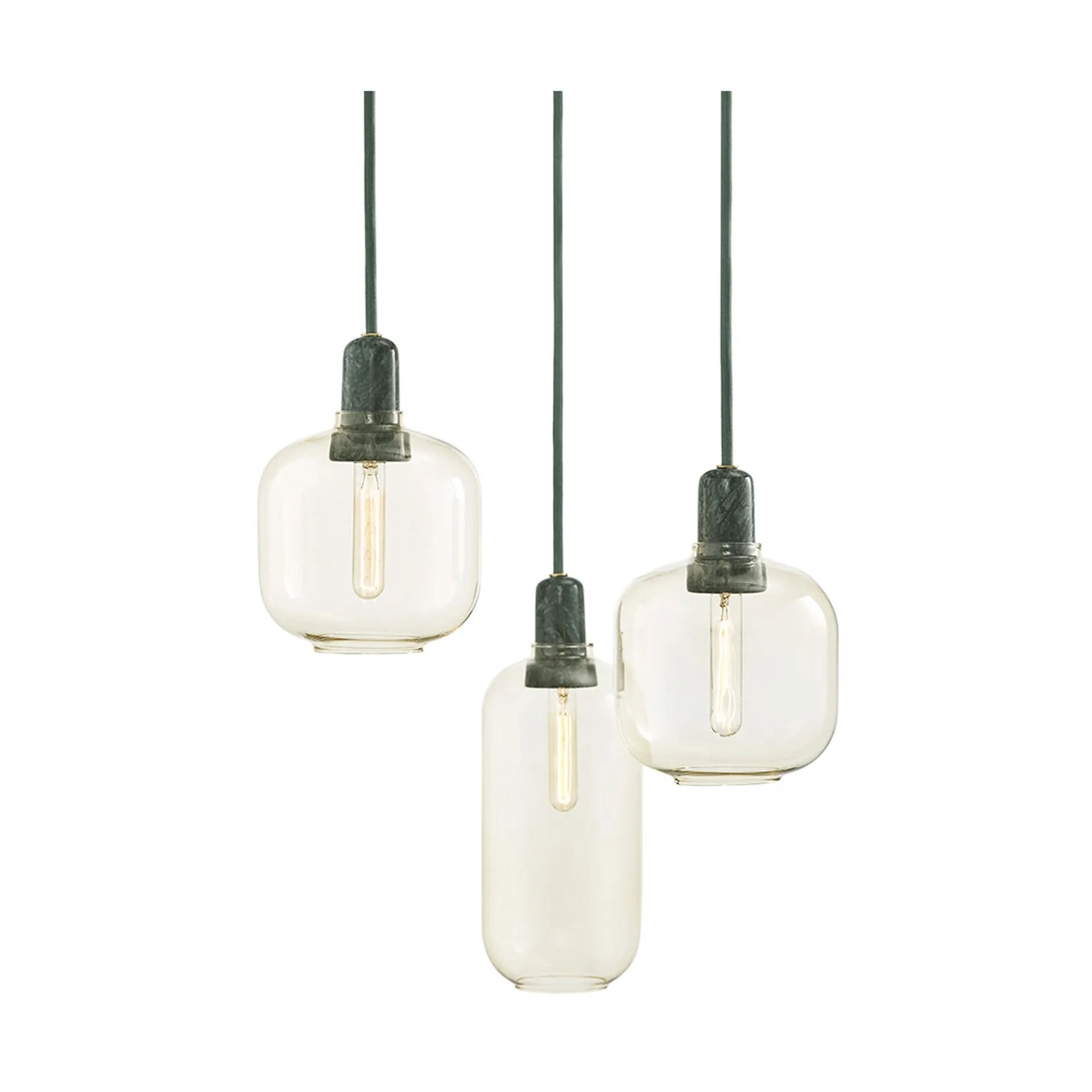 앰프 펜던트 조명 라지 26 cm, Gold-Green Normann Copenhagen | 노만코펜하겐