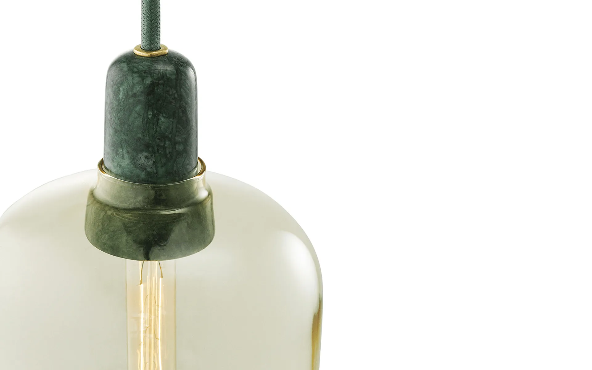 앰프 펜던트 조명 라지 26 cm, Gold-Green Normann Copenhagen | 노만코펜하겐