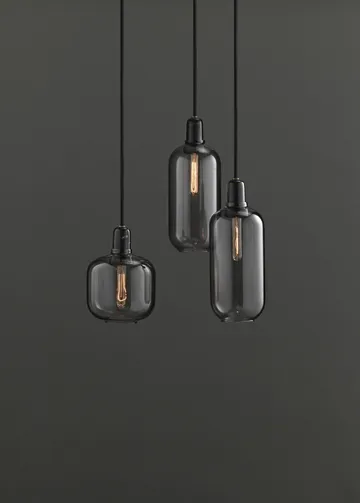 앰프 펜던트 조명 라지 26 cm - Grey-Black - Normann Copenhagen | 노만코펜하겐