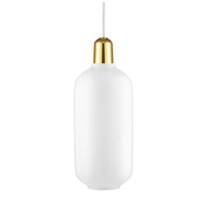 앰프 펜던트 조명 라지 26 cm - White-Brass - Normann Copenhagen | 노만코펜하겐