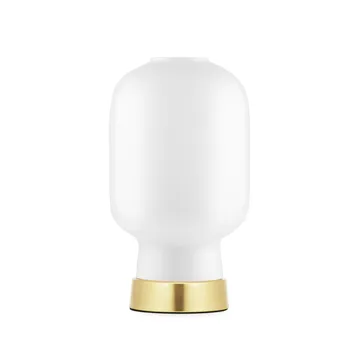 앰프 테이블 조명 26.5 cm - white-brass - Normann Copenhagen | 노만코펜하겐