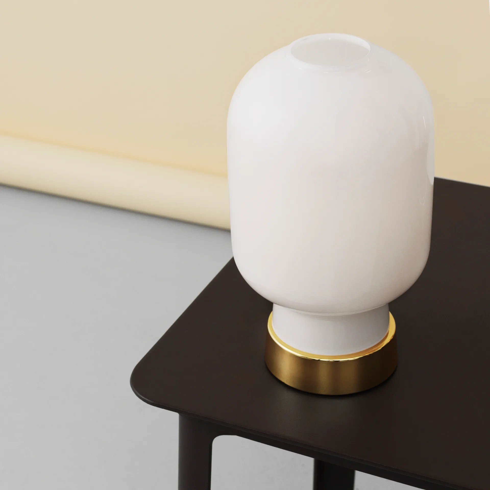 앰프 테이블 조명 26.5 cm, white-brass Normann Copenhagen | 노만코펜하겐