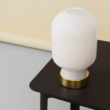 앰프 테이블 조명 26.5 cm - white-brass - Normann Copenhagen | 노만코펜하겐