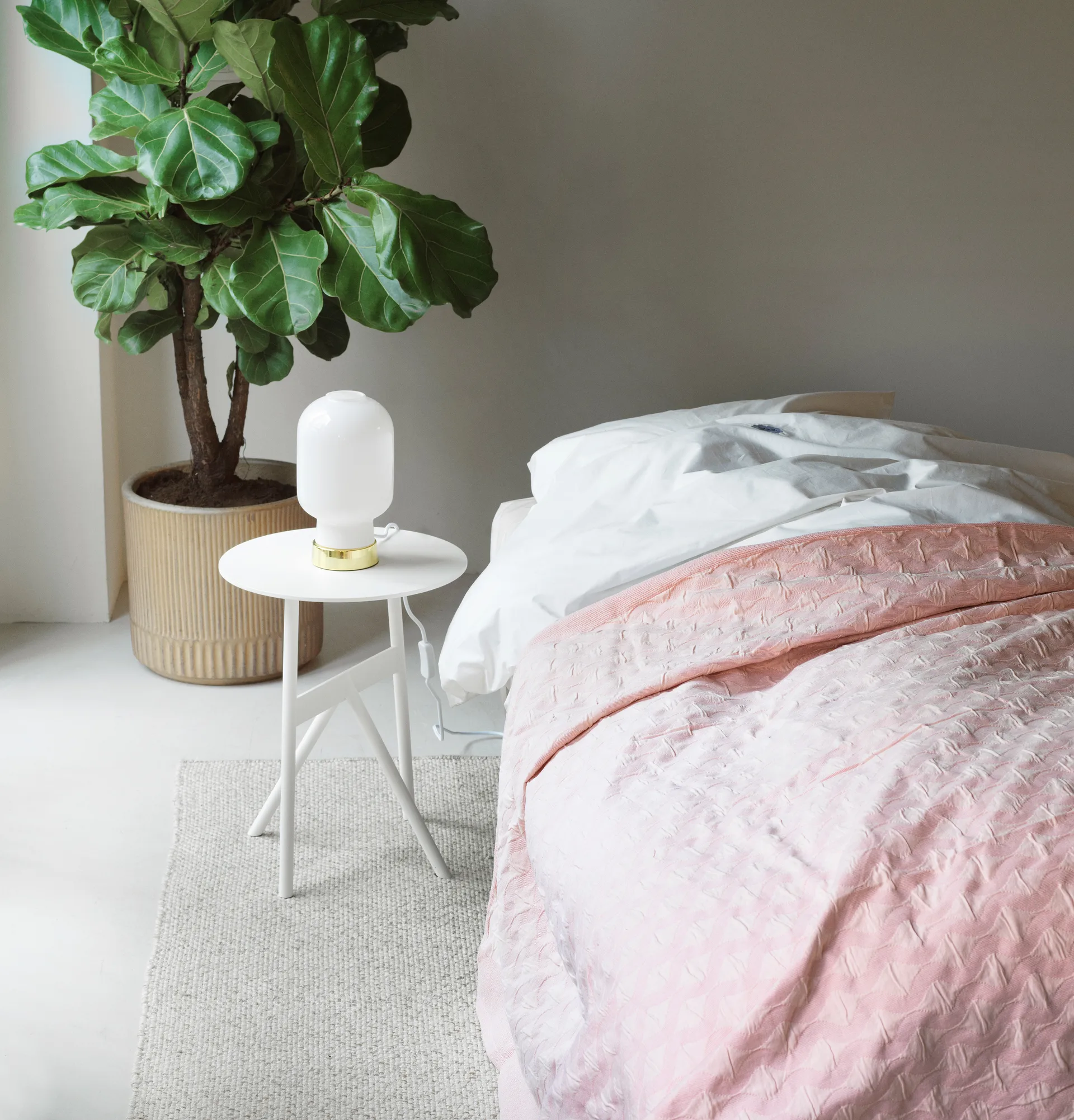 스톡 테이블 사이드 테이블 Ø37 cm H:46 cm, White Normann Copenhagen | 노만코펜하겐