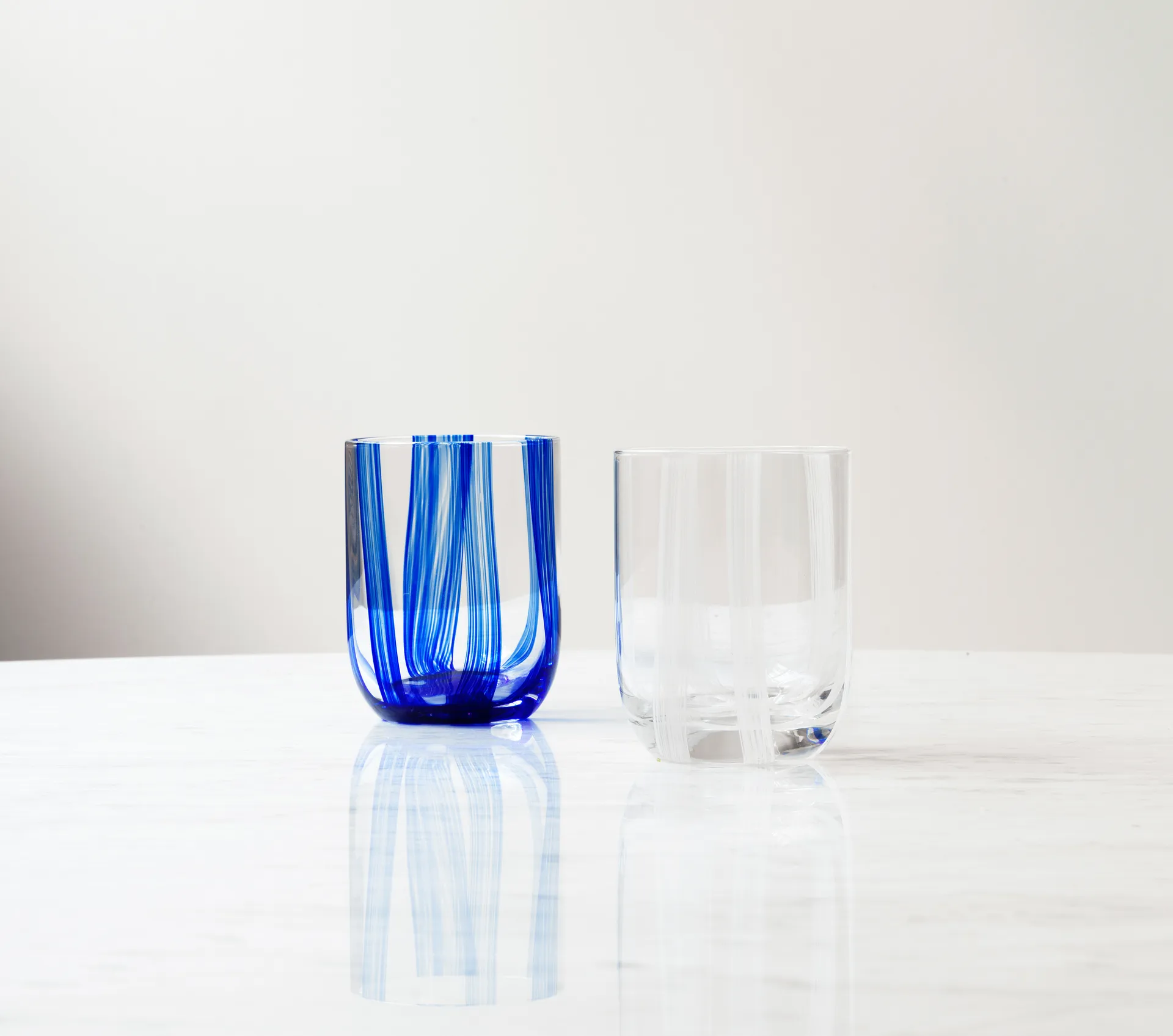 스트라이프 유리잔 39 cl, White Stripes Normann Copenhagen | 노만코펜하겐