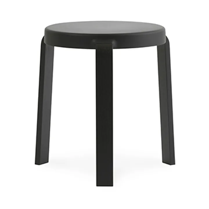 탭 스툴 43 cm - Black, Black Oak Legs - Normann Copenhagen | 노만코펜하겐