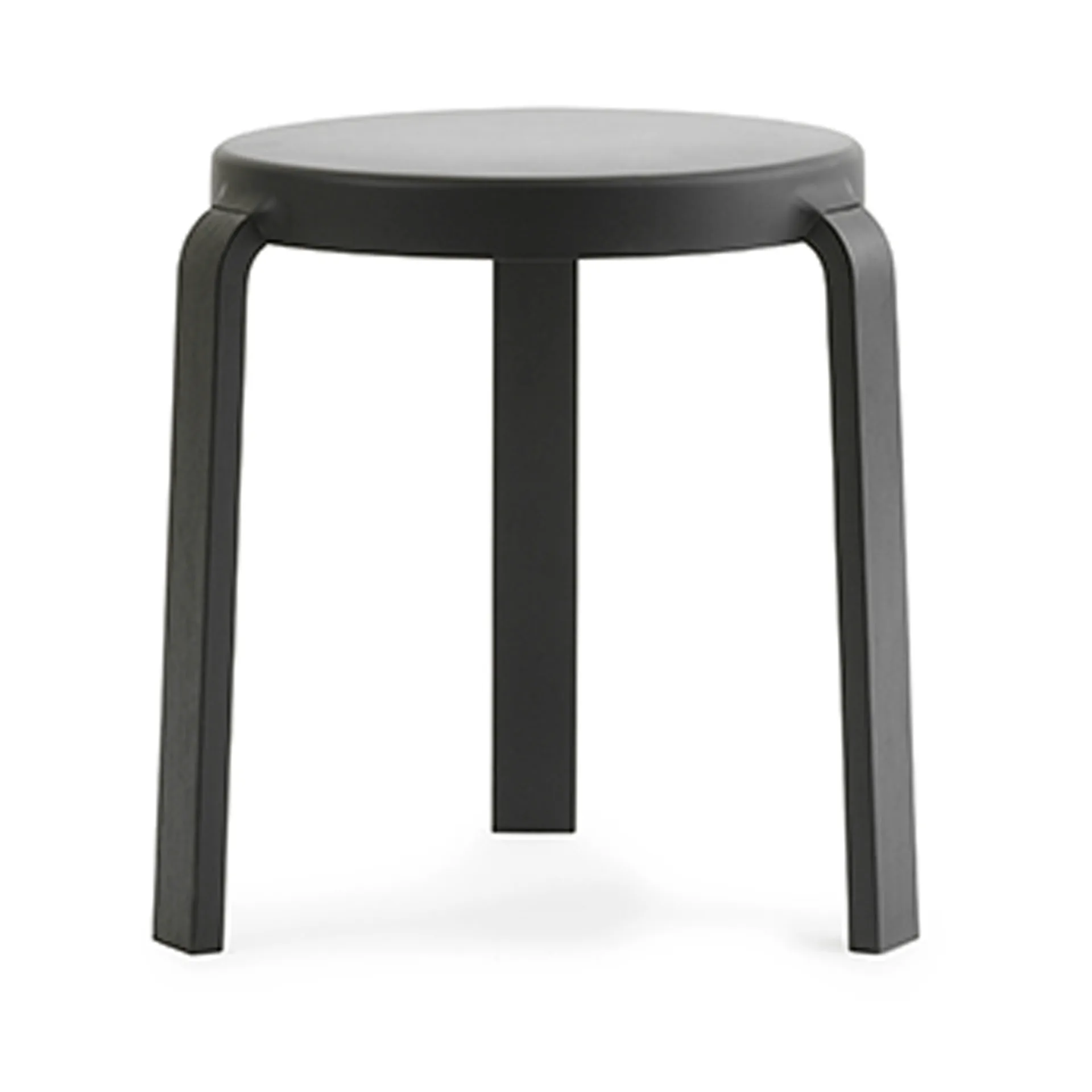 탭 스툴 43 cm, Black, Black Oak Legs Normann Copenhagen | 노만코펜하겐