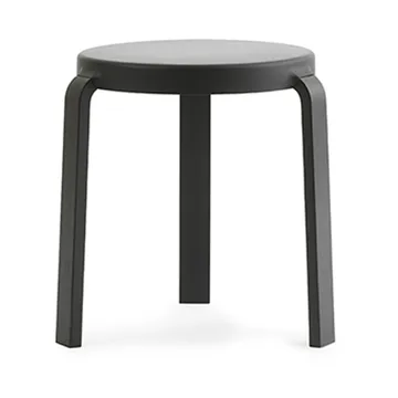 탭 스툴 43 cm - Black, Black Oak Legs - Normann Copenhagen | 노만코펜하겐