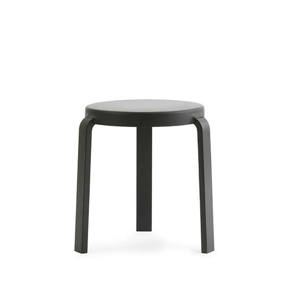 탭 스툴 43 cm, Black, Black Oak Legs Normann Copenhagen | 노만코펜하겐