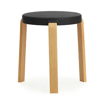 탭 스툴 43 cm - Black-Oak - Normann Copenhagen | 노만코펜하겐