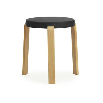 탭 스툴 43 cm - Black-Oak - Normann Copenhagen | 노만코펜하겐