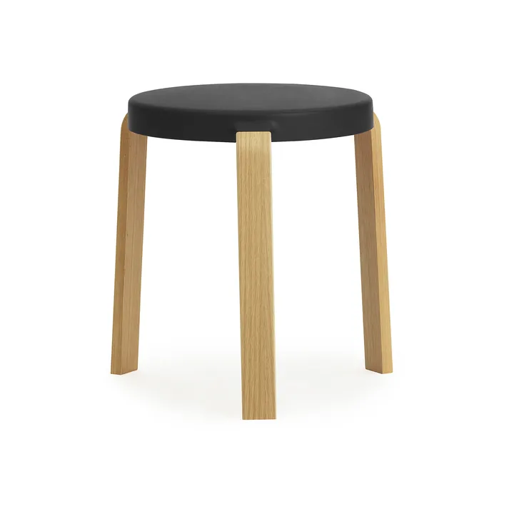 탭 스툴 43 cm - Black-Oak - Normann Copenhagen | 노만코펜하겐