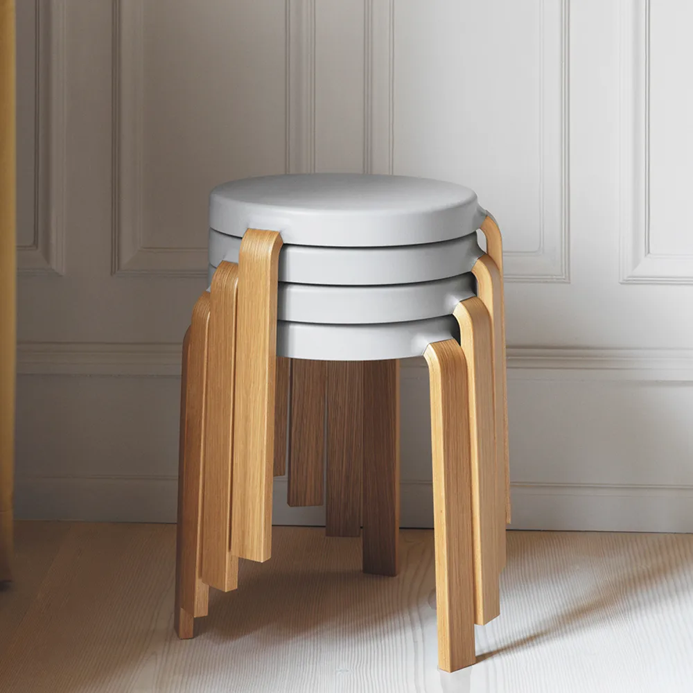 탭 스툴 43 cm, Black, Walnut Legs Normann Copenhagen | 노만코펜하겐