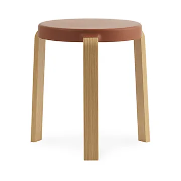 탭 스툴 43 cm - Caramel, Oak Legs - Normann Copenhagen | 노만코펜하겐