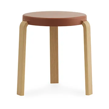 탭 스툴 43 cm - Caramel, Oak Legs - Normann Copenhagen | 노만코펜하겐