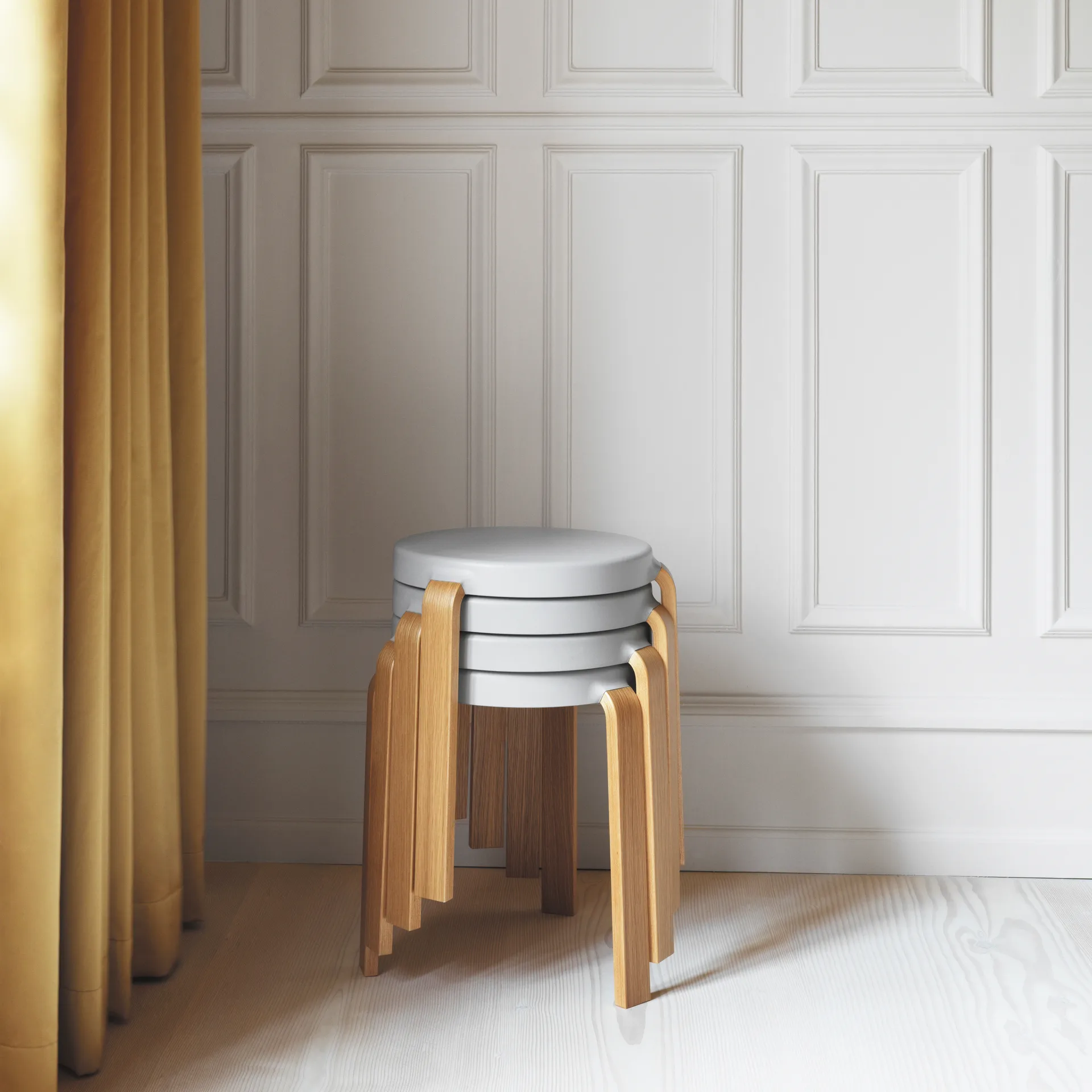 탭 스툴 43 cm, Grey-Oak Normann Copenhagen | 노만코펜하겐