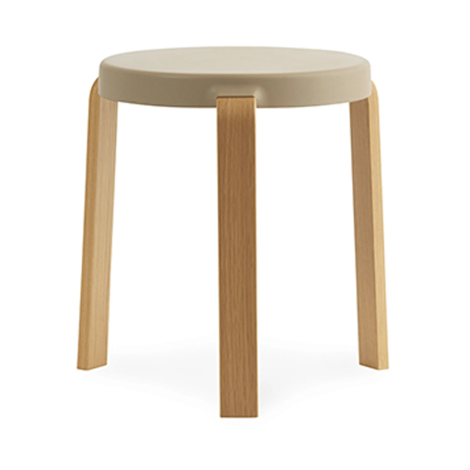 탭 스툴 43 cm, Sand, Oak Legs Normann Copenhagen | 노만코펜하겐