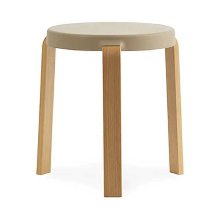 탭 스툴 43 cm - Sand, Oak Legs - Normann Copenhagen | 노만코펜하겐