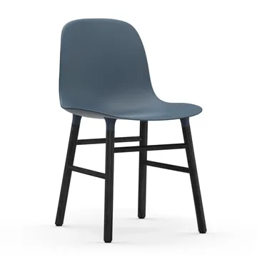 폼 체어 44 cm 블랙 레그 - Blue - Normann Copenhagen | 노만코펜하겐