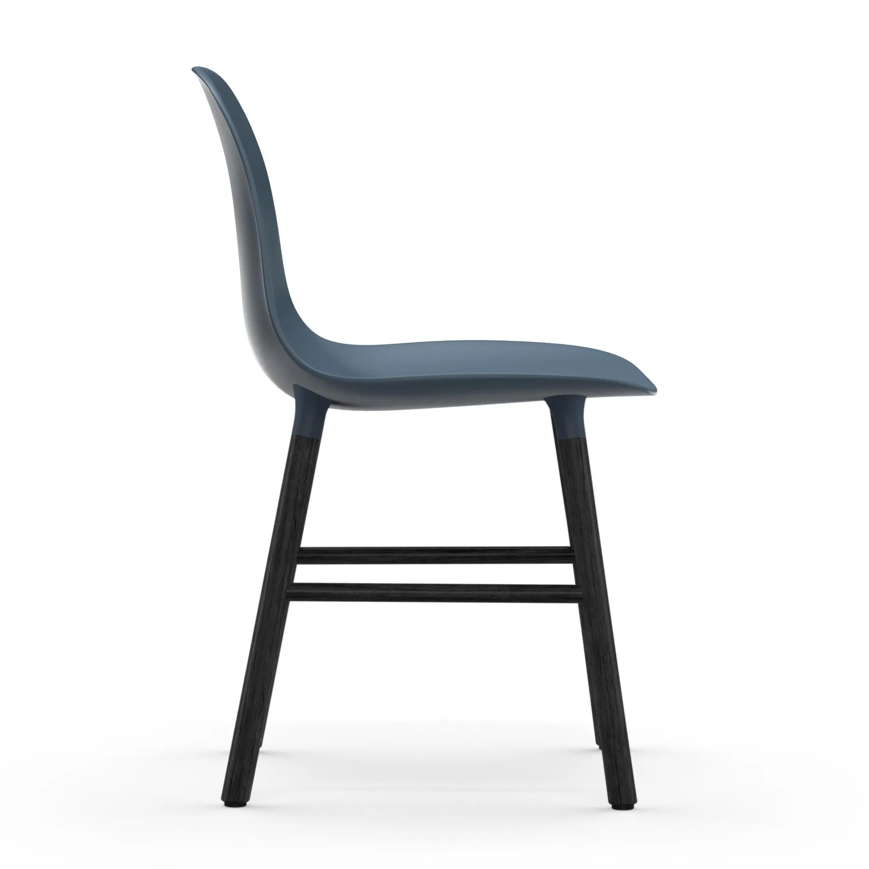 폼 체어 44 cm 블랙 레그, Blue Normann Copenhagen | 노만코펜하겐