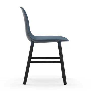 폼 체어 44 cm 블랙 레그 - Blue - Normann Copenhagen | 노만코펜하겐