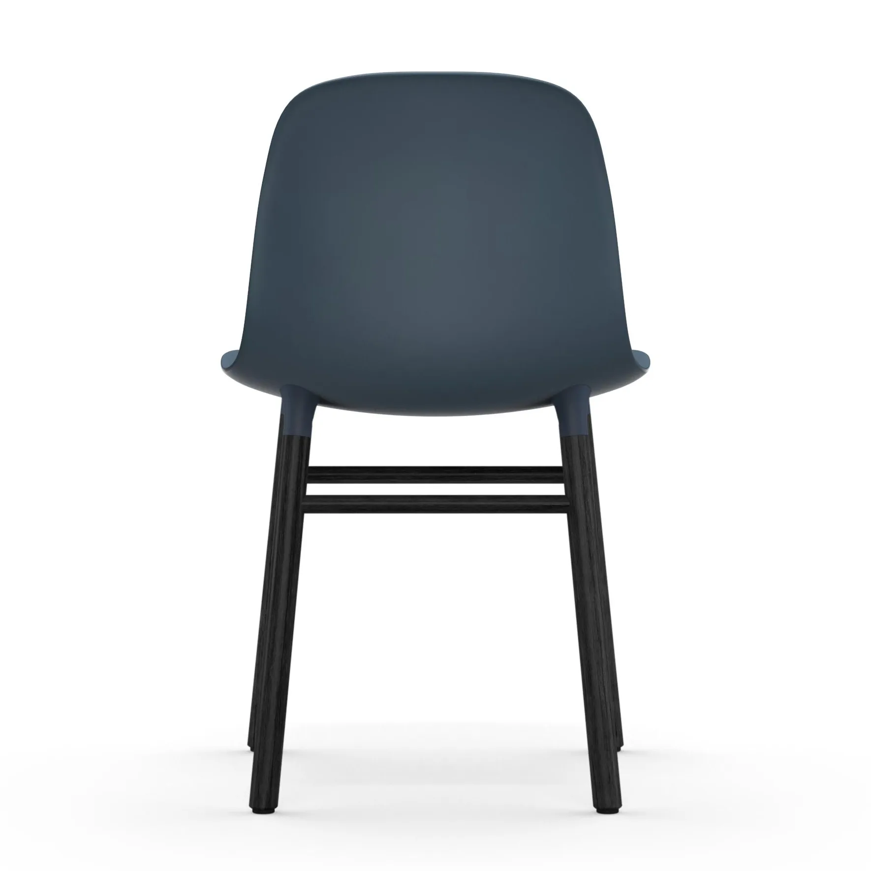 폼 체어 44 cm 블랙 레그, Blue Normann Copenhagen | 노만코펜하겐