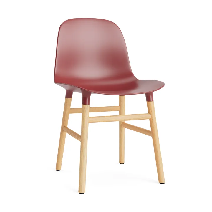 폼 체어 44 cm - Red, Oak Legs - Normann Copenhagen | 노만코펜하겐