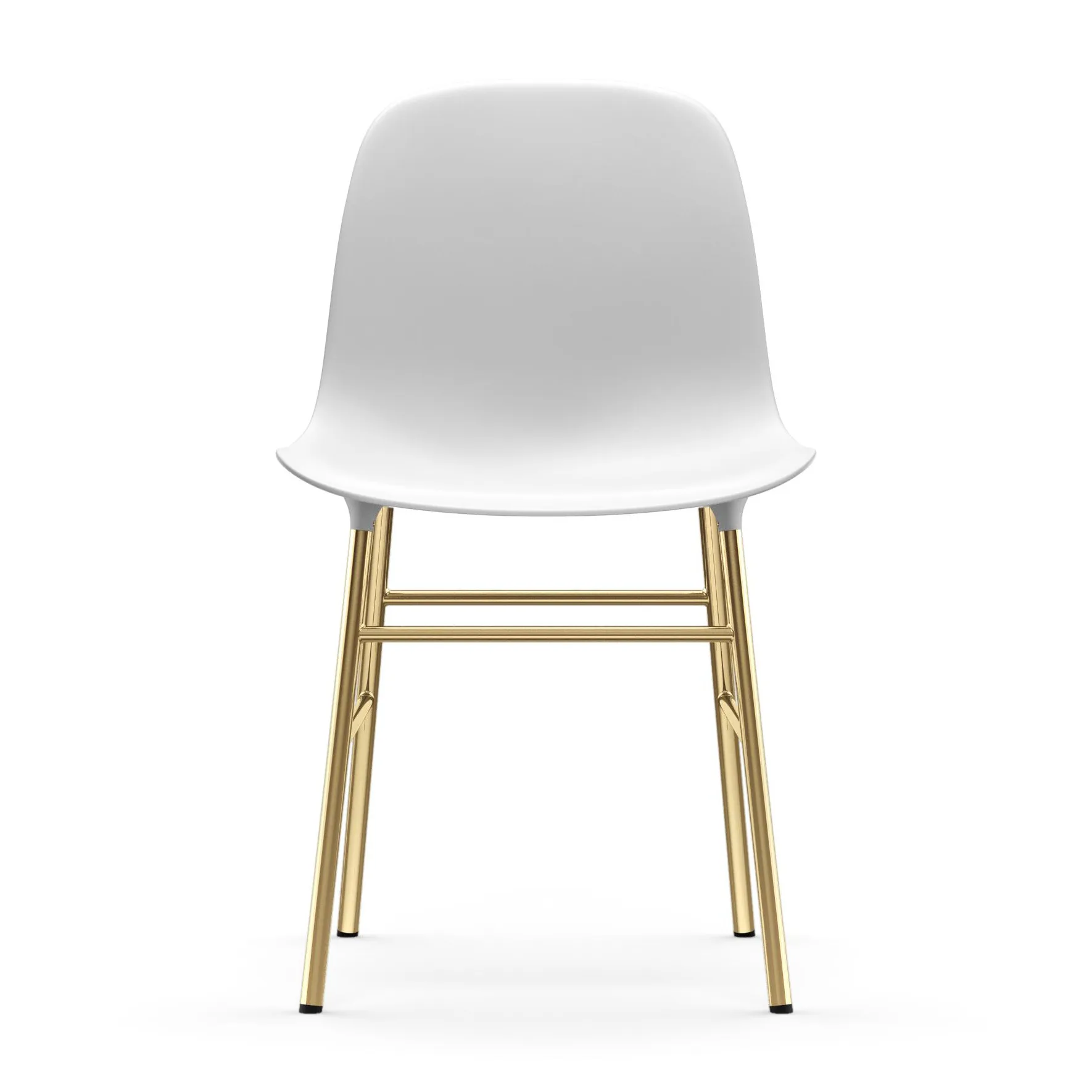 폼 체어 44 cm 브라스 레그, White Normann Copenhagen | 노만코펜하겐