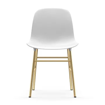 폼 체어 44 cm 브라스 레그 - White - Normann Copenhagen | 노만코펜하겐