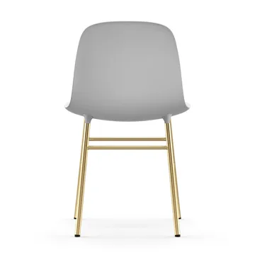 폼 체어 44 cm 브라스 레그 - White - Normann Copenhagen | 노만코펜하겐