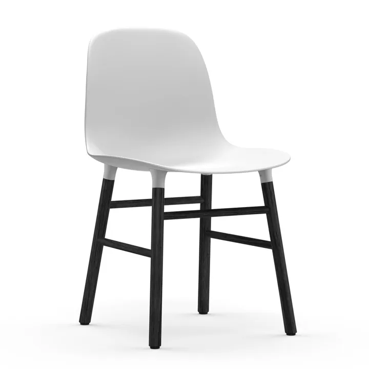 폼 체어 44 cm 블랙 레그 - White - Normann Copenhagen | 노만코펜하겐