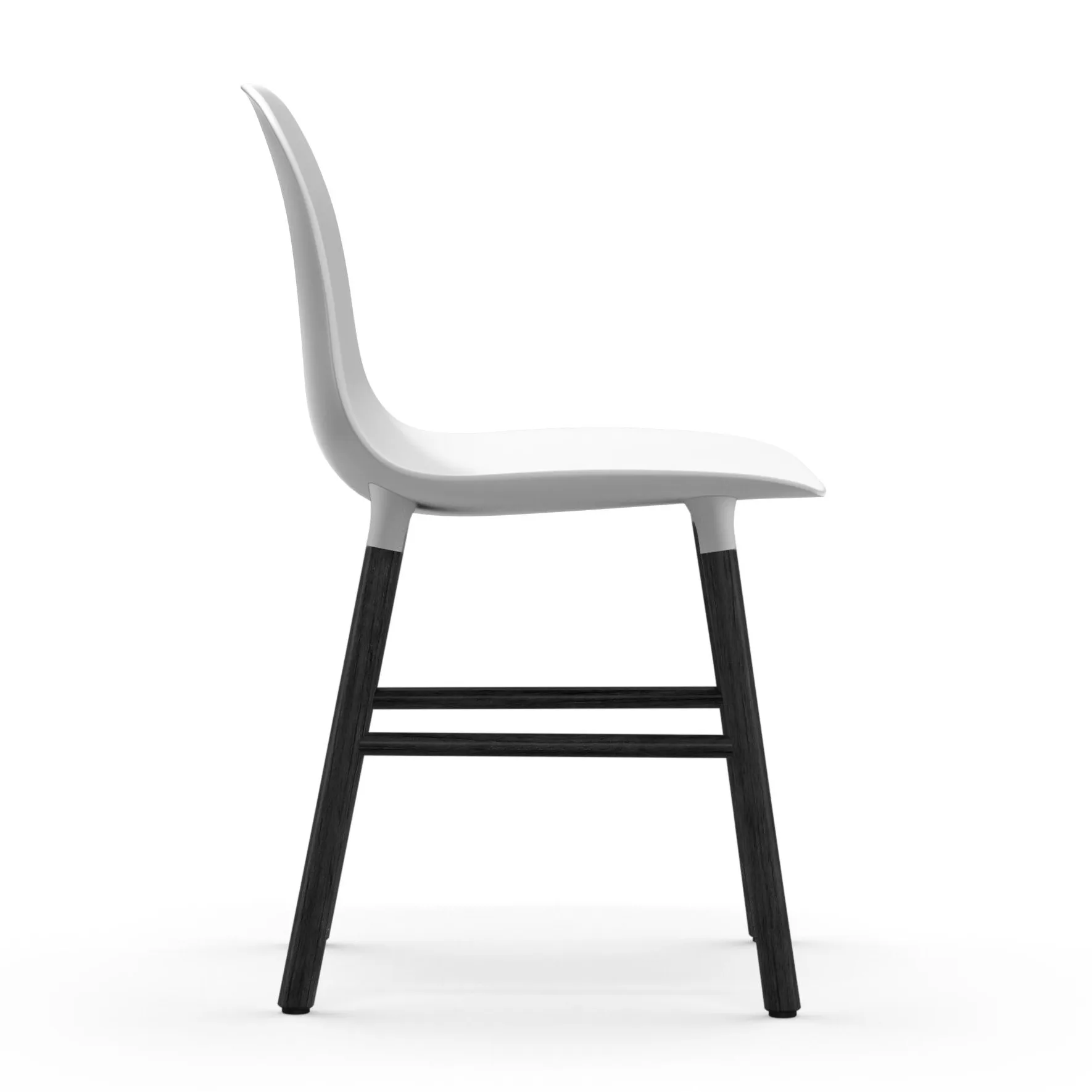 폼 체어 44 cm 블랙 레그, White Normann Copenhagen | 노만코펜하겐