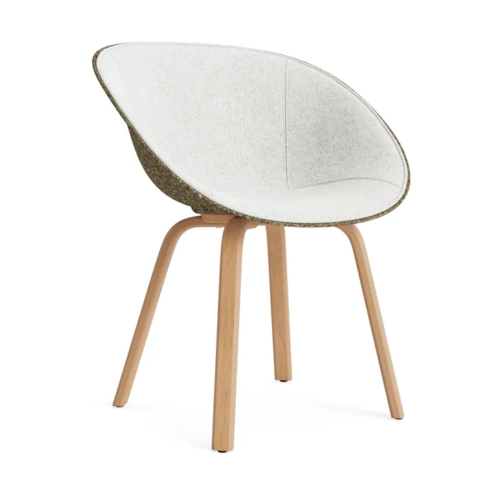 매트 쿠션 암체어 45 cm  - Hallingdal 110-Seaweed-Beech - Normann Copenhagen | 노만코펜하겐